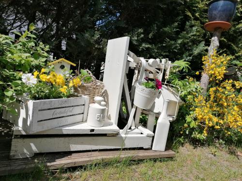 Zahrada ubytování Pension Mien Fründt