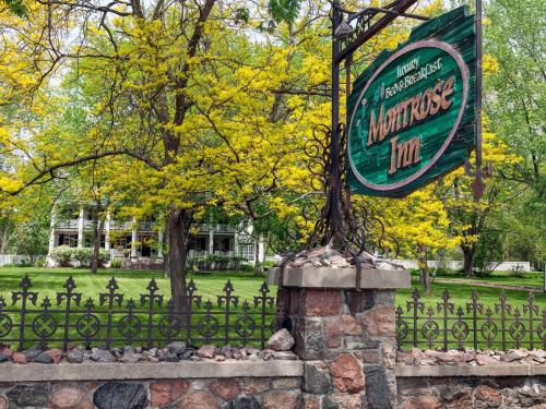 A garden outside Montrose Inn