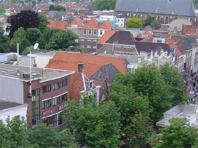 a view of a city with buildings and trees at Royal in Deventer