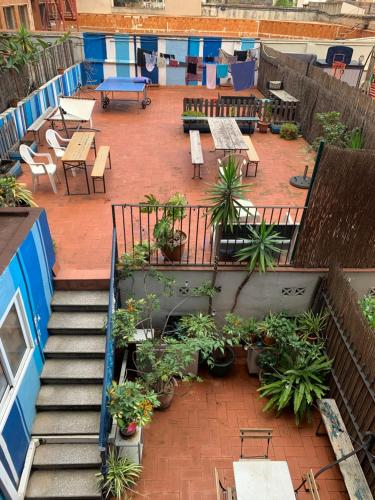 Uma varanda ou terraço em Soul Backpackers Barcelona