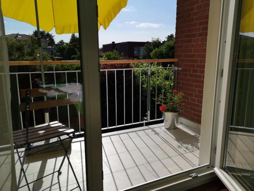 En balkong eller terrasse på Ninas B&B - exklusiv für Frauen