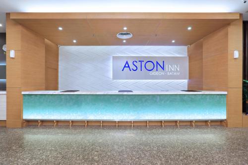 Ο χώρος του λόμπι ή της ρεσεψιόν στο Aston Inn Gideon Batam