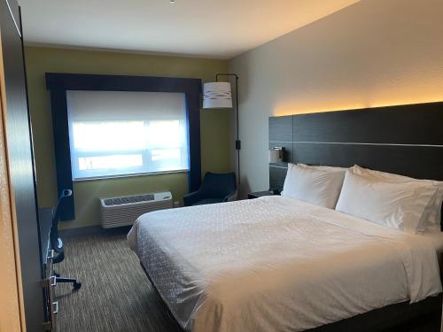 Tempat tidur dalam kamar di  Holiday Inn Express & Suites