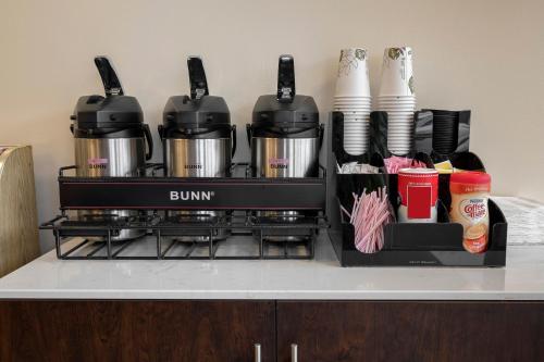 Coffee and tea making facilities at Red Roof Inn Fredericksburg North