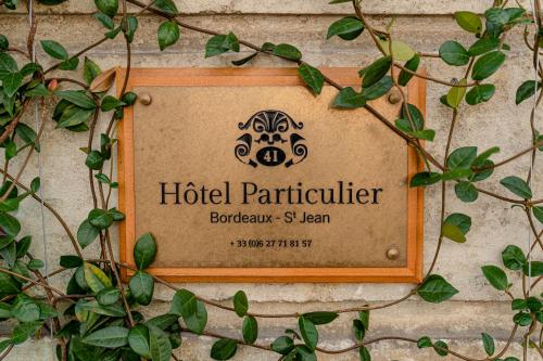 Certificat, premi, rètol o un altre document de Hôtel Particulier - Bordeaux St Jean