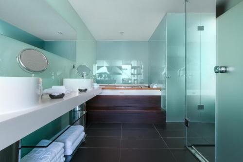 A bathroom at Adriana Hvar Spa Hotel