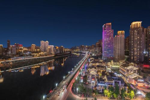 Splošen razgled na mesto Chongqing oz. razgled na mesto, ki ga ponuja hotel