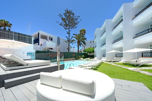 The swimming pool at or close to Atlantic Sun Beach - Gay Men Only