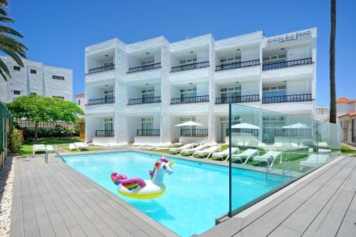 The swimming pool at or close to Atlantic Sun Beach - Gay Men Only