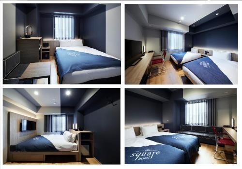 Tempat tidur dalam kamar di the square hotel GINZA