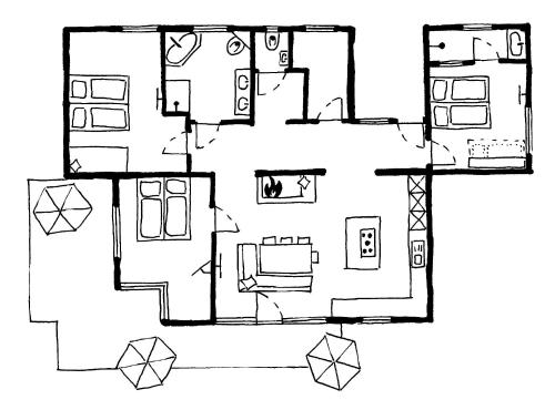 Gästehaus Erika - by myNests 평면도