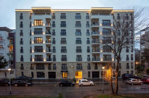 El edificio en el que está el hotel