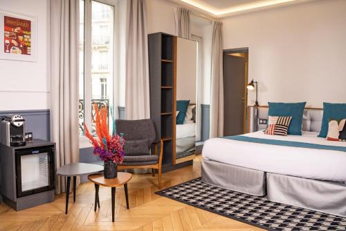 O zonă de relaxare la Hotel Petit Lafayette