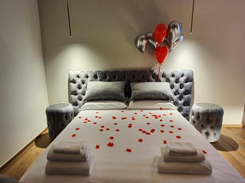 Katil atau katil-katil dalam bilik di Corte Trento - Exclusive Rooms