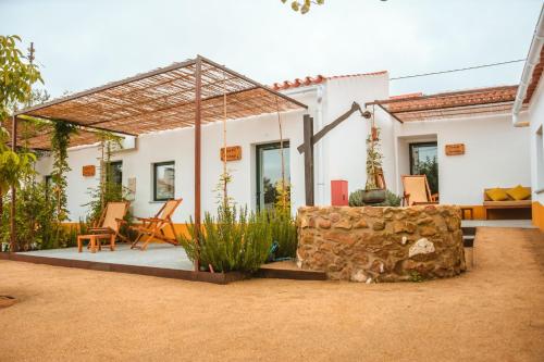 El edificio en el que está la estadía rural