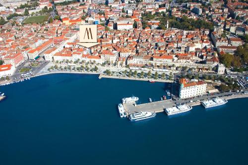 A general view of Split or a view of the city taken from a szállodákat