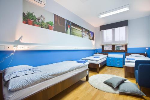 Cama ou camas em um quarto em Hostel Bureau