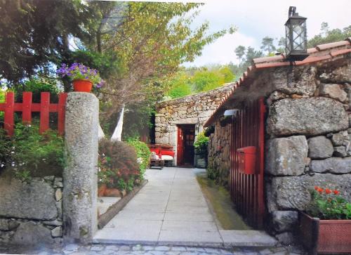 A garden outside Casas Da Ribeira