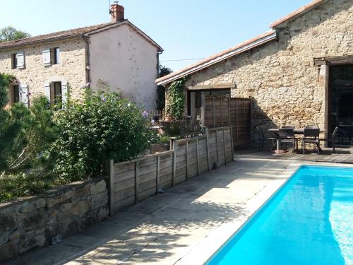 The swimming pool at or close to Chambre d'hôtes La Thibaudière