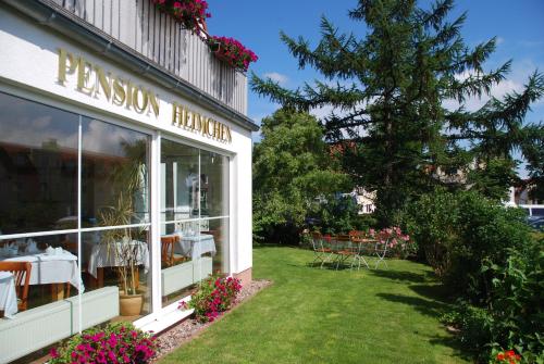 Un jardín fuera de Pension Heimchen