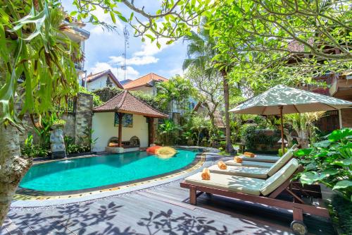 Puutarhaa majoituspaikan Lumbung Sari Ubud Hotel - CHSE Certified ulkopuolella