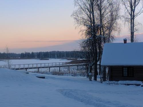 The Lake House "Ausatas" a l'hivern