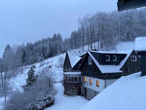 Landhotel Baumwipfel durante el invierno