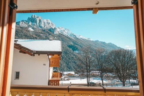 山景或從家庭旅館拍的山景