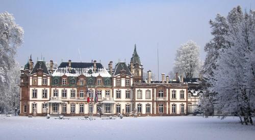 Château de Pourtalès सर्दियों के दौरान