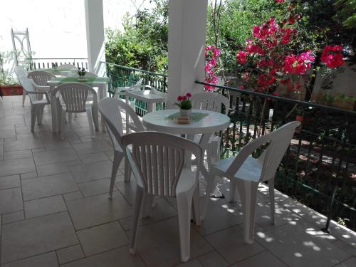 Balkon atau teras di B & B La Magnolia