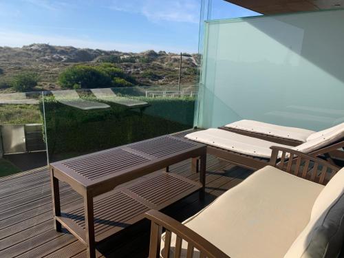 Uma varanda ou terraço em T2 Dunas Esposende