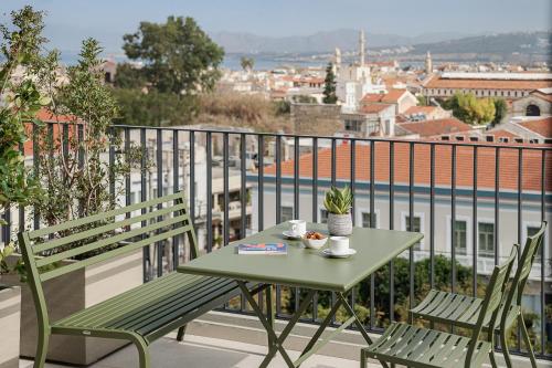 Uma varanda ou terraço em Arkadi Hotel