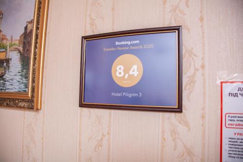 Certifikát, hodnocení, plakát nebo jiný dokument vystavený v ubytování Hotel Piligrim 3