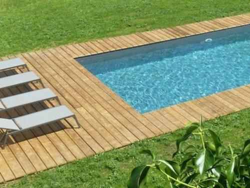 Басейн в Gîte authentique avec piscine, proche nature et activités, rénové et confortable, jusqu'à 6 pers. - FR-1-426-96 або поблизу