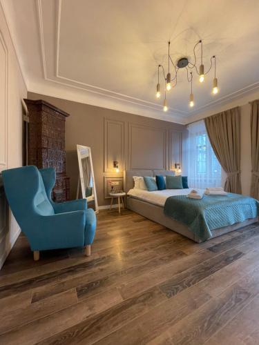 Von Cruss apartments in Lviv पर बैठने की जगह