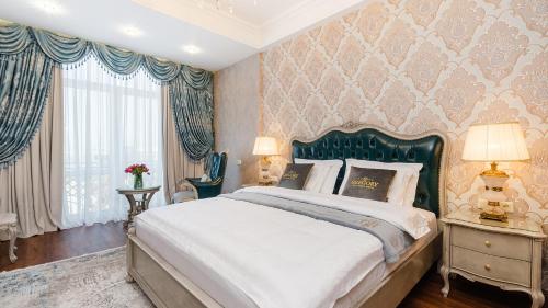 Katil atau katil-katil dalam bilik di GREGORY Boutique Hotel Chisinau