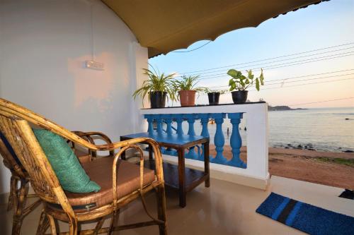 A balcony or terrace at Colomb Bay Homes