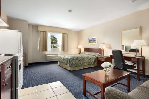 Prostor za sedenje u objektu Travelodge by Wyndham Trenton