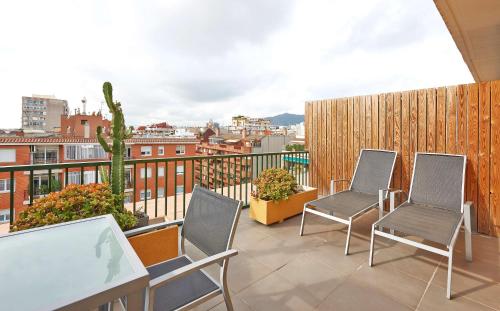 Balkon ili terasa u objektu NH Barcelona Les Corts