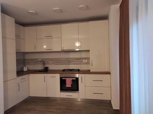 A cozinha ou cozinha compacta de Armony Apartament Timisoara