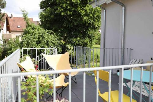 En balkong eller terrasse på Pegnitz Apartement