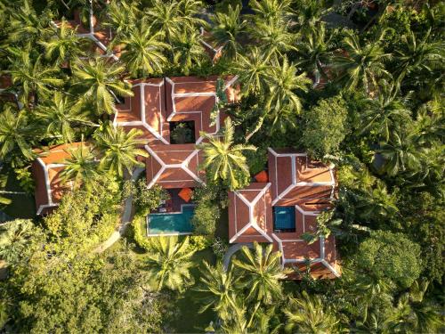 an aerial view of a resort with palm trees at Santiburi Koh Samui in Mae Nam