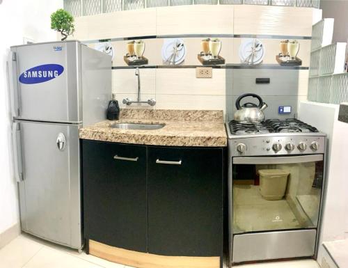 Dapur atau dapur kecil di Cusco Magico 9 - Loft Santa Ursula