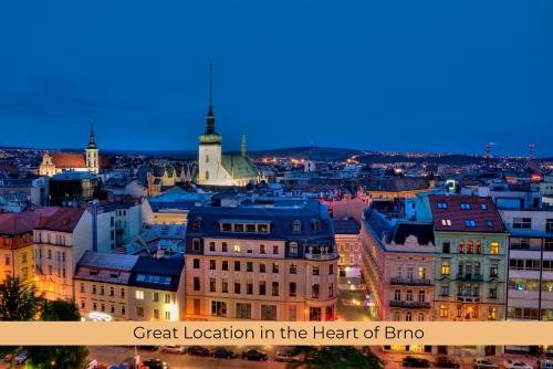 Vista general de Brno o vista desde el hotel