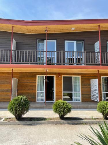 A balcony or terrace at Cottage Gageta