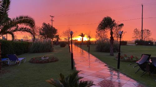 Sunrise o sunset na nakikita mula sa aparthotel o sa malapit