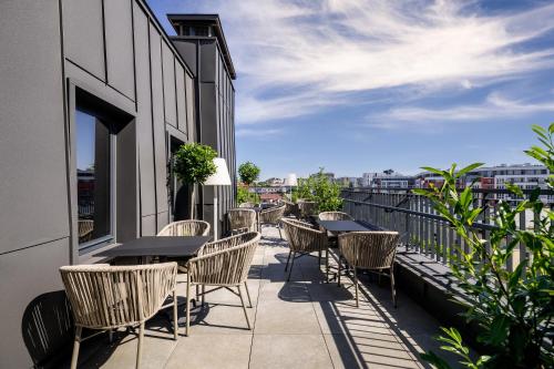 En balkon eller terrasse på Maestral