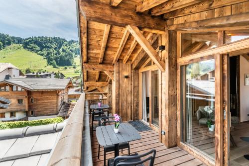 Balkon ili terasa u objektu Apartment Lizay Morzine - by EMERALD STAY