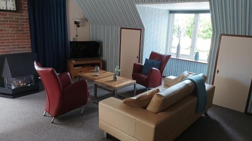 Oleskelutila majoituspaikassa Vakantie appartement de Havezate