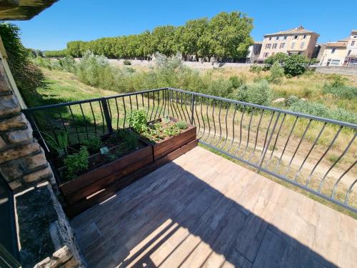 Balkon ili terasa u objektu La terrasse du Roubion